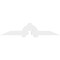 Ekena Millwork Ericson Architectural Grade PVC Gable Bracket, 84"W x 17 1/2"H x 4"D x 6"F, 5/12 Pitch GBP084X18X0406ERI00 - alternate 4